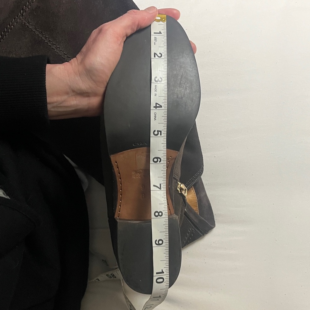 COACH LUCIA OVER THE KNEE SUEDE BOOTS - Picture 15 of 16
